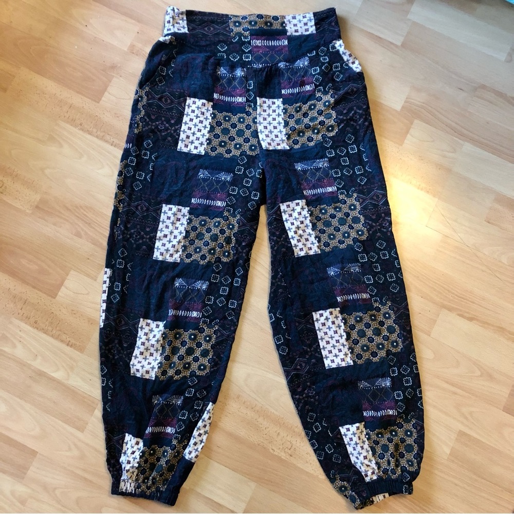 TWIK ORGANICS bohemian jogger style pants